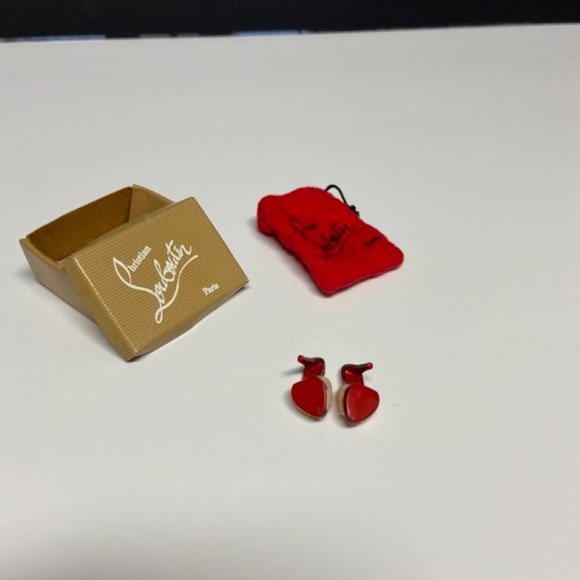 Authentic Christian Louboutin Miniature Shoes (Barbie) with Box and Dustbag. - Picture 4 of 15